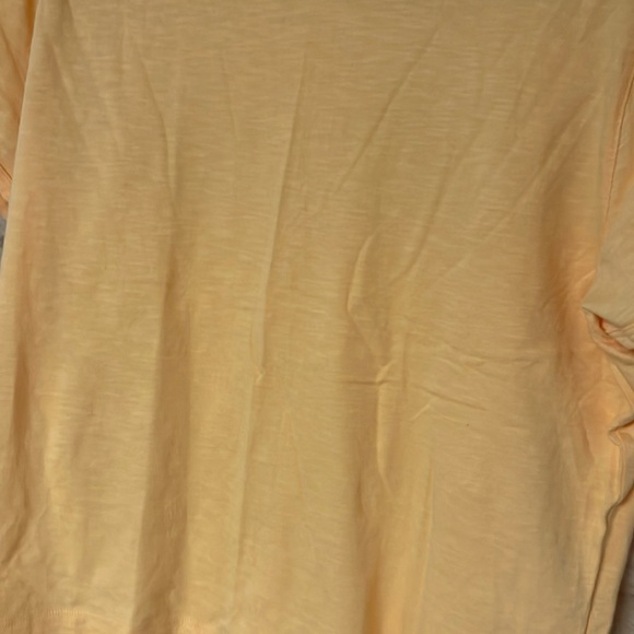 J. Crew size XL organic slub tee in bright orange boxy fit - Picture 2 of 6